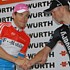 Kim Kirchen auf dem Schlusspodest der Tour de Suisse 2007